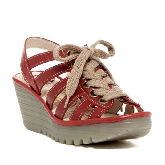 Fly London Shoes - Fly London Yito Lace Up Lug Sandals
